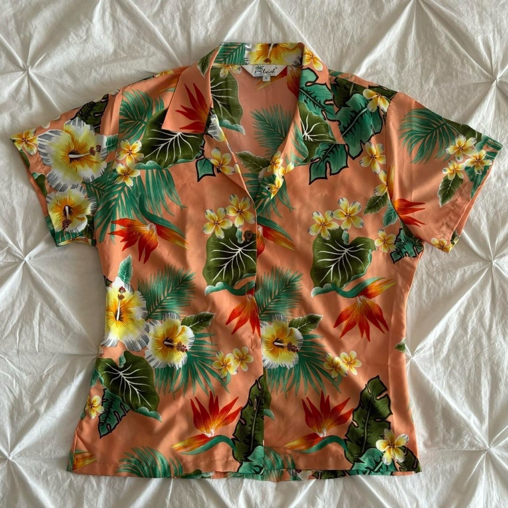 hawaiian button up shirt